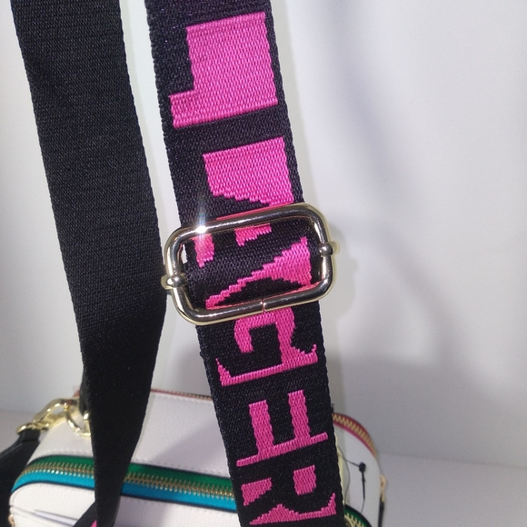 Bar III & Karl Lagerfeld MultiColor Metallic Beaded Caged Sandals,Camera Bag Set - Picture 13 of 16